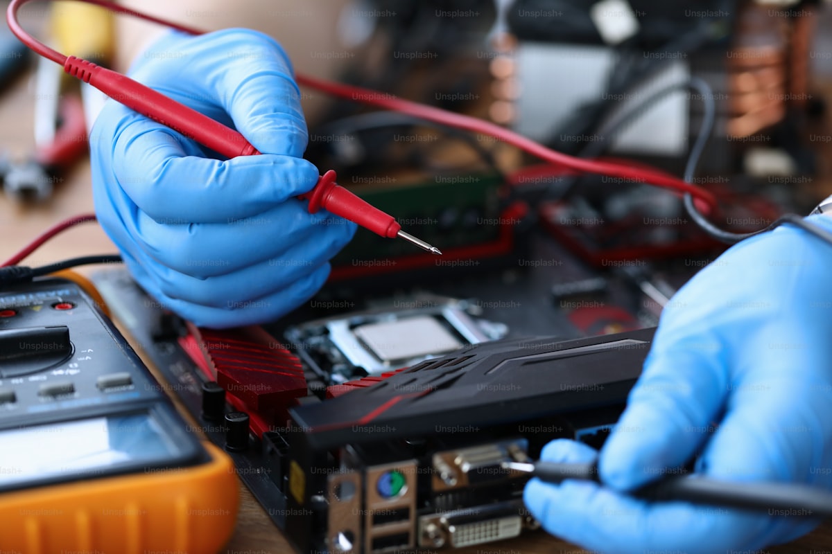 TV screen display diagnostic bench
